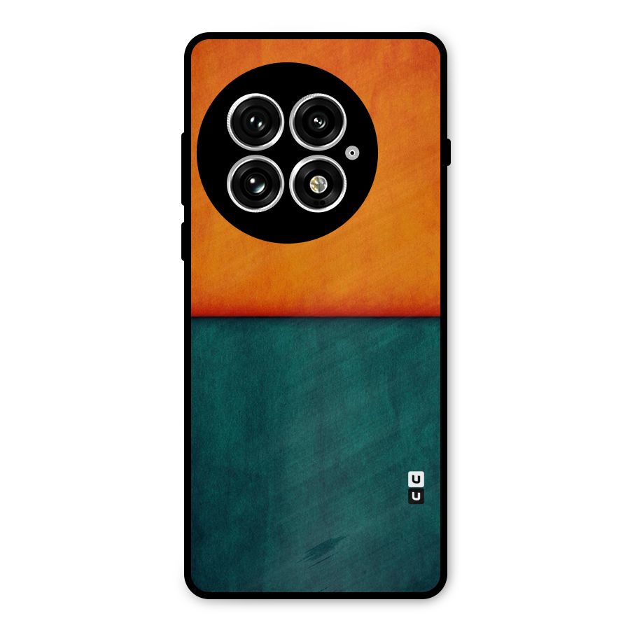 Orange Green Shade Metal Back Case for OnePlus 13