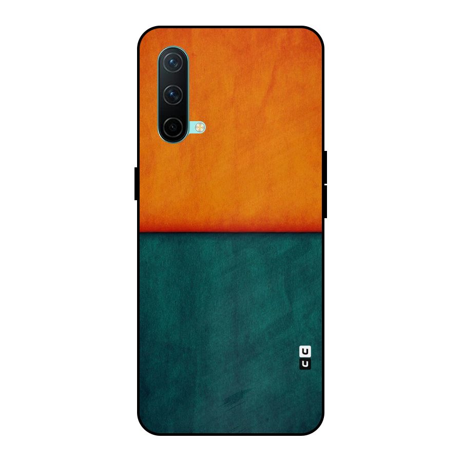 Orange Green Shade Metal Back Case for OnePlus Nord CE 5G
