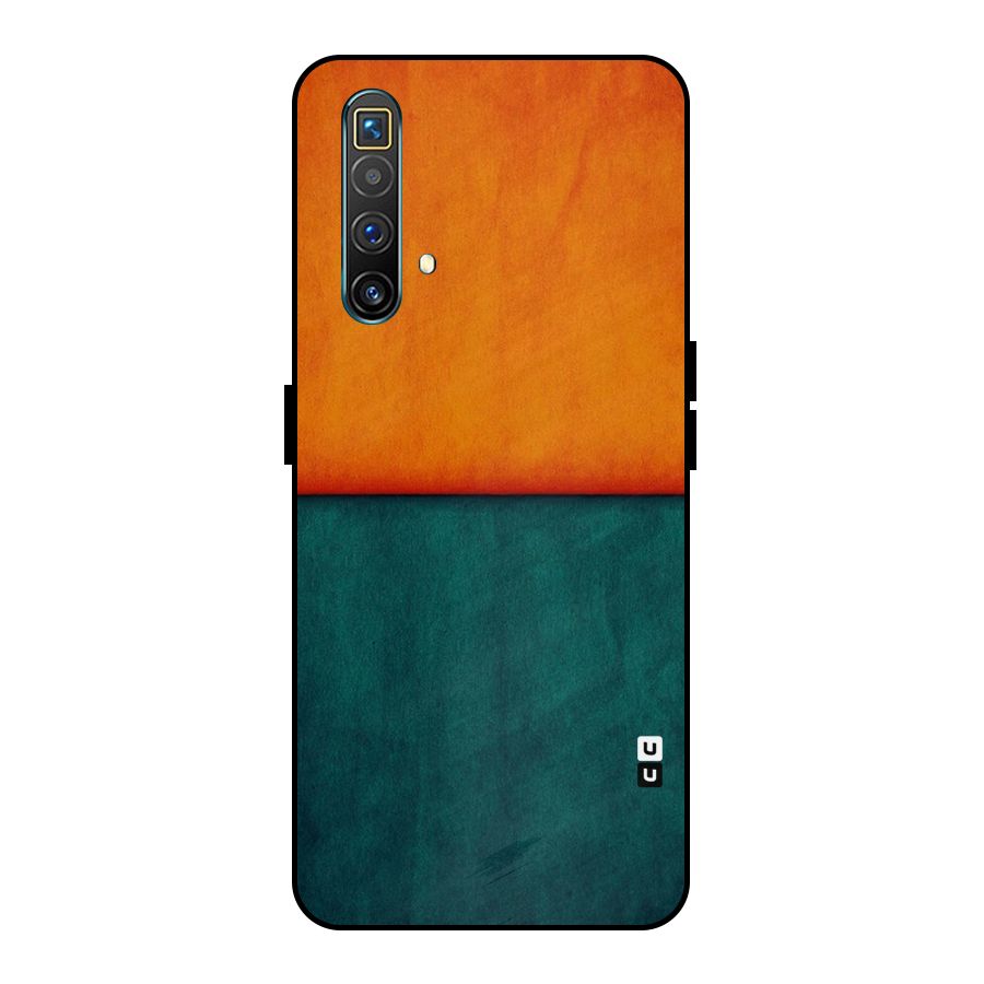Orange Green Shade Metal Back Case for Realme X3 SuperZoom