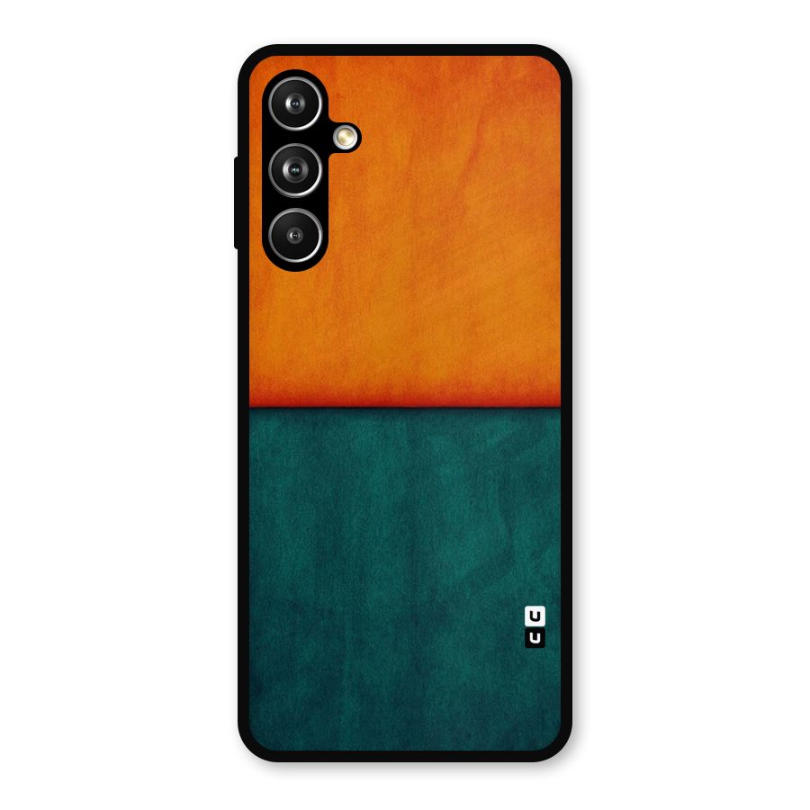 Orange Green Shade Metal Back Case for Samsung Galaxy M54