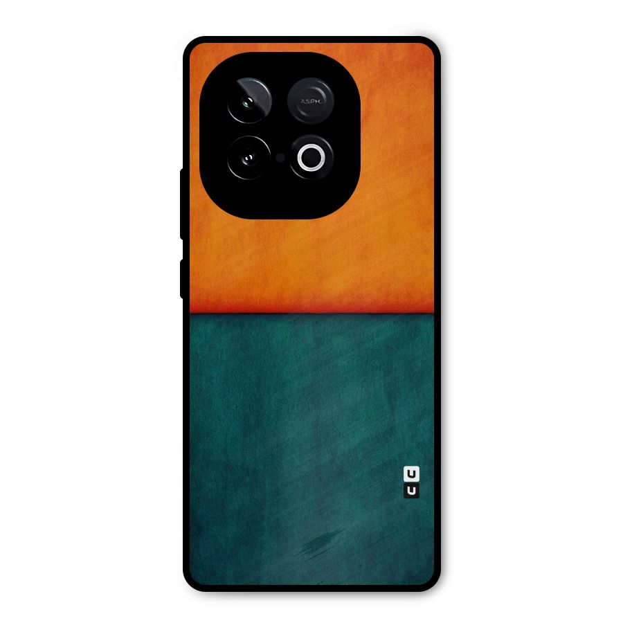 Orange Green Shade Metal Back Case for iQOO Neo 10