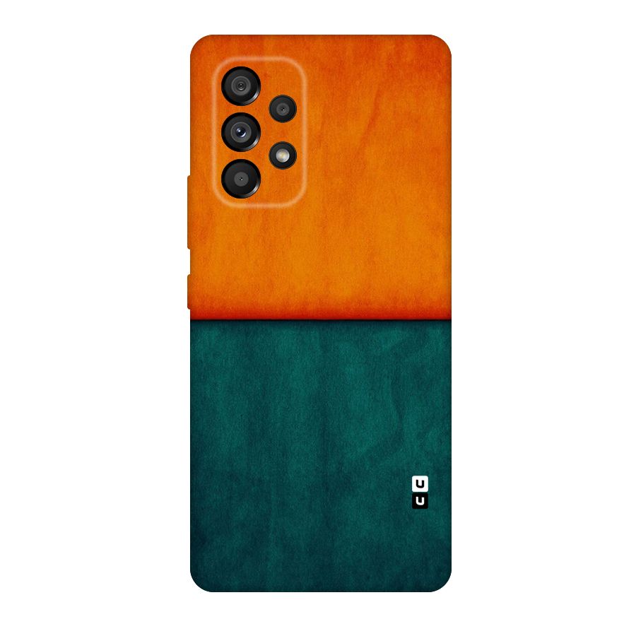 Orange Green Shade Original Polycarbonate Back Case for Galaxy A53 5G