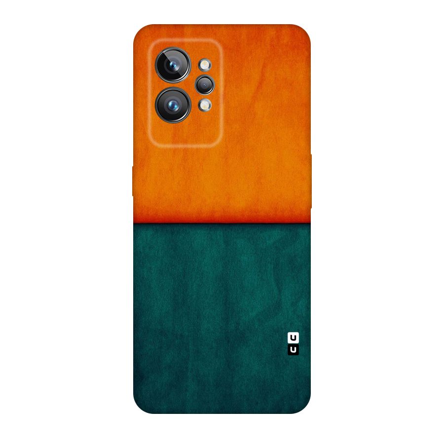 Orange Green Shade Original Polycarbonate Back Case for Realme GT2 Pro