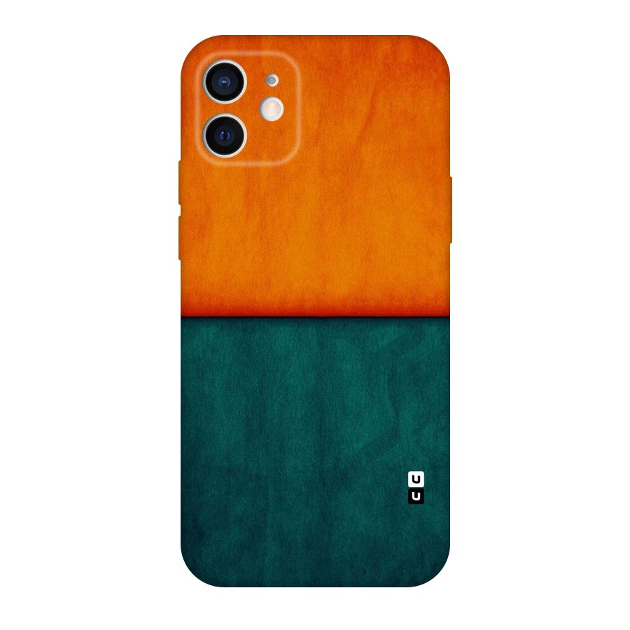 Orange Green Shade Original Polycarbonate Back Case for iPhone 12