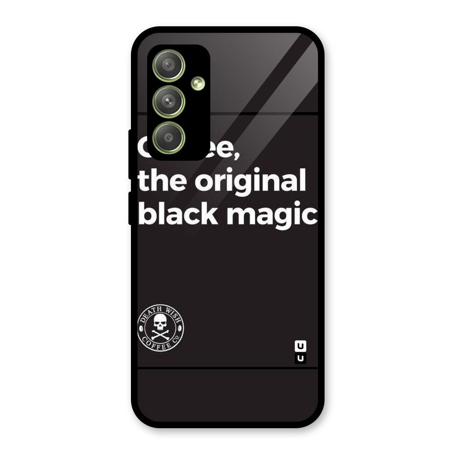 Original Black Magic Glass Back Case for Galaxy A54