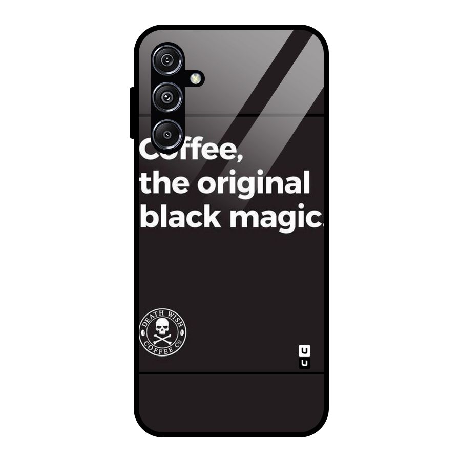 Original Black Magic Glass Back Case for Galaxy M34 5G