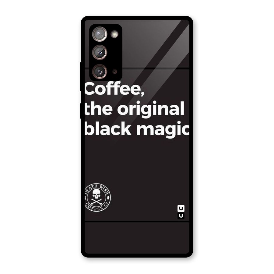 Original Black Magic Glass Back Case for Galaxy Note 20