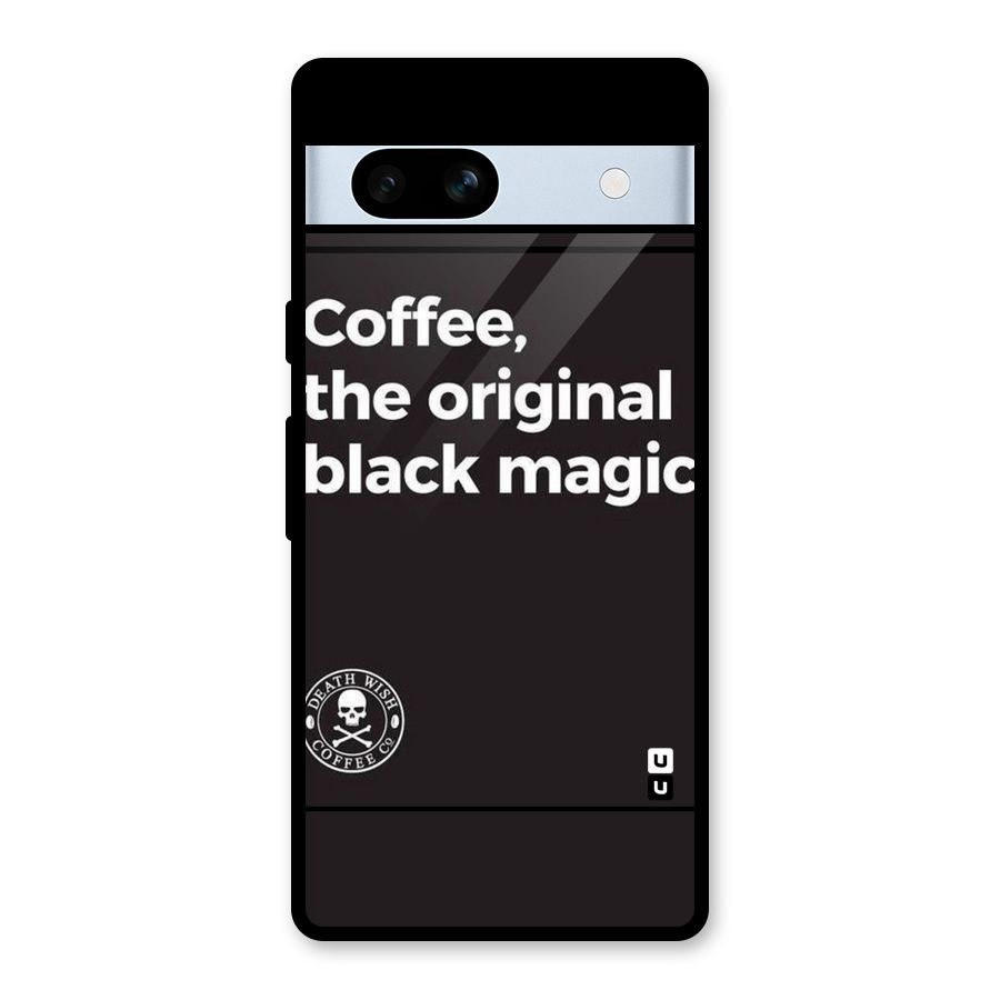 Original Black Magic Glass Back Case for Google Pixel 7a