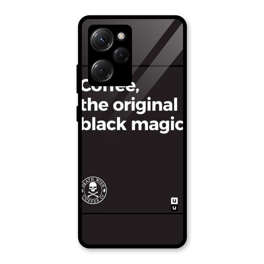 Original Black Magic Glass Back Case for Poco X5 Pro