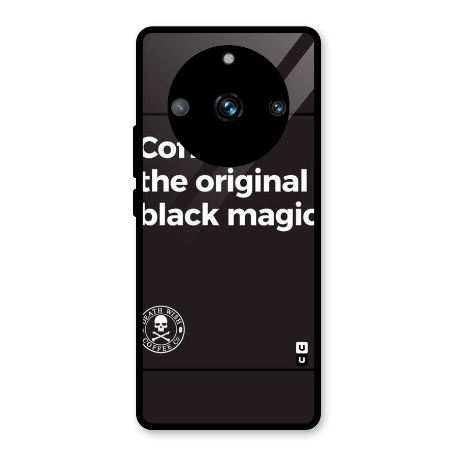 Original Black Magic Glass Back Case for Realme 11 Pro