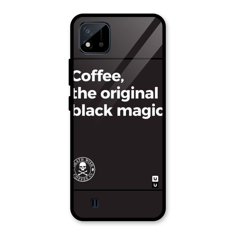 Original Black Magic Glass Back Case for Realme C11 2021