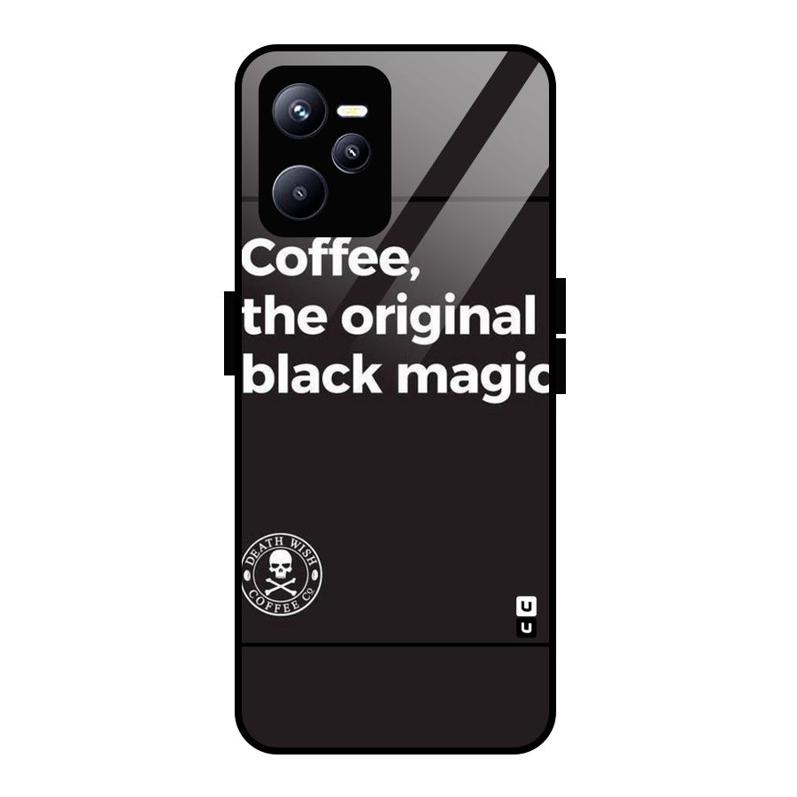 Original Black Magic Glass Back Case for Realme C35
