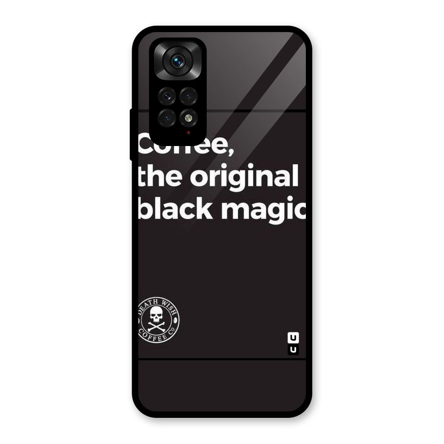 Original Black Magic Glass Back Case for Redmi Note 11S