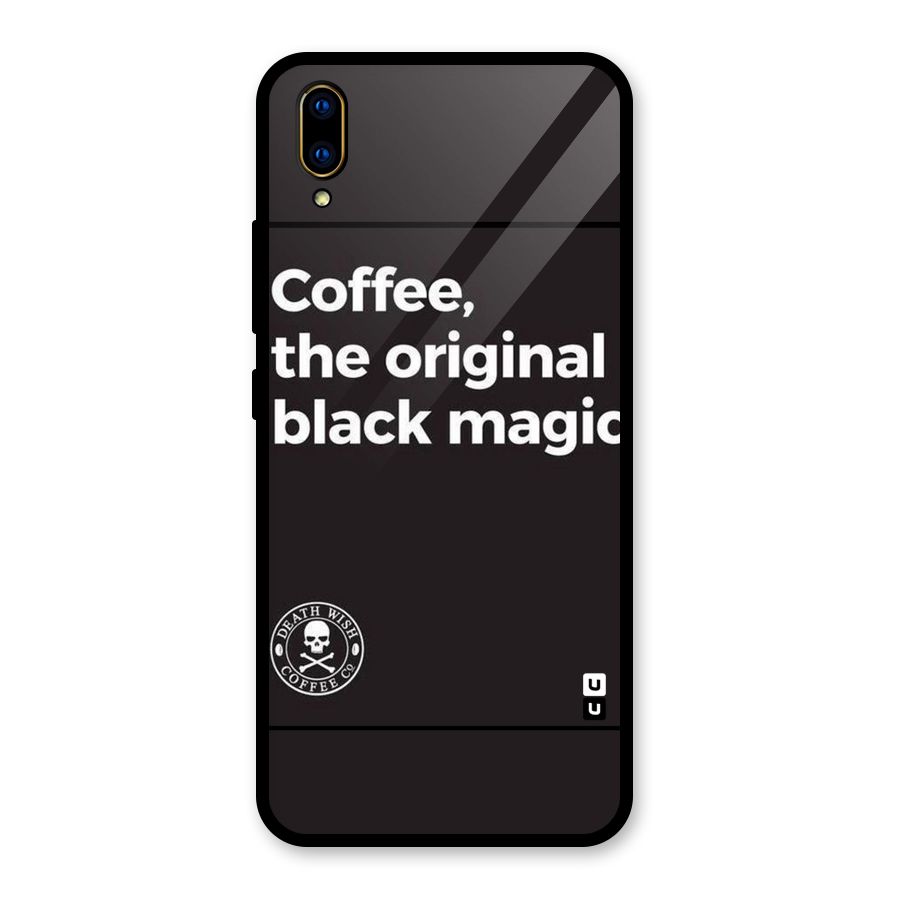 Original Black Magic Glass Back Case for Vivo V11 Pro