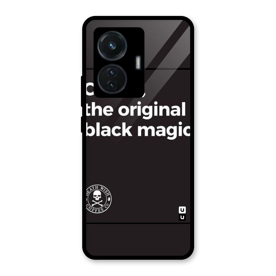 Original Black Magic Glass Back Case for iQOO Z6 44W