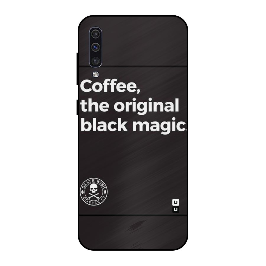 Original Black Magic Metal Back Case for Galaxy A30s