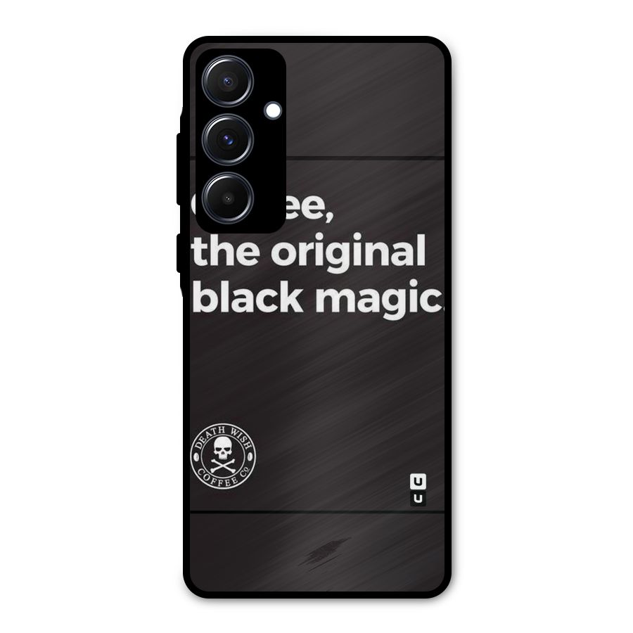 Original Black Magic Metal Back Case for Galaxy A55