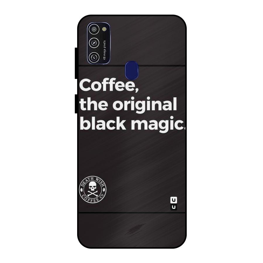 Original Black Magic Metal Back Case for Galaxy M21