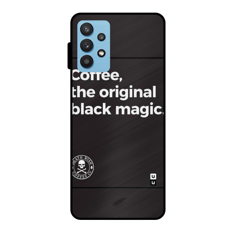 Original Black Magic Metal Back Case for Galaxy M32 5G