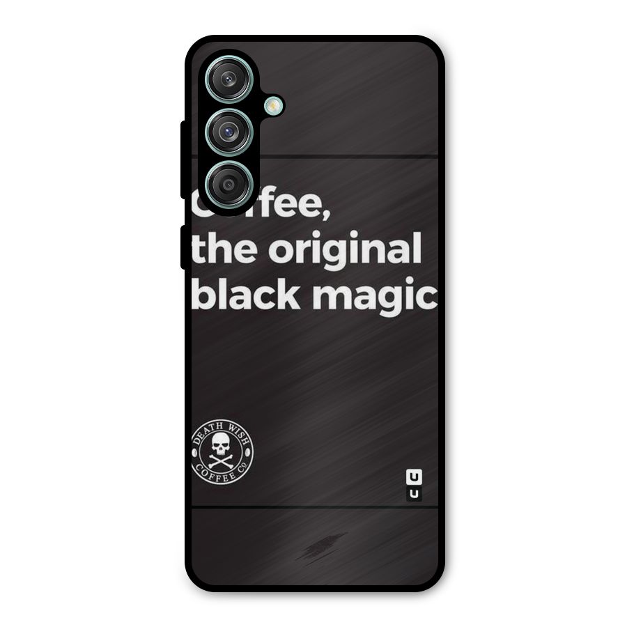 Original Black Magic Metal Back Case for Galaxy M55 5G