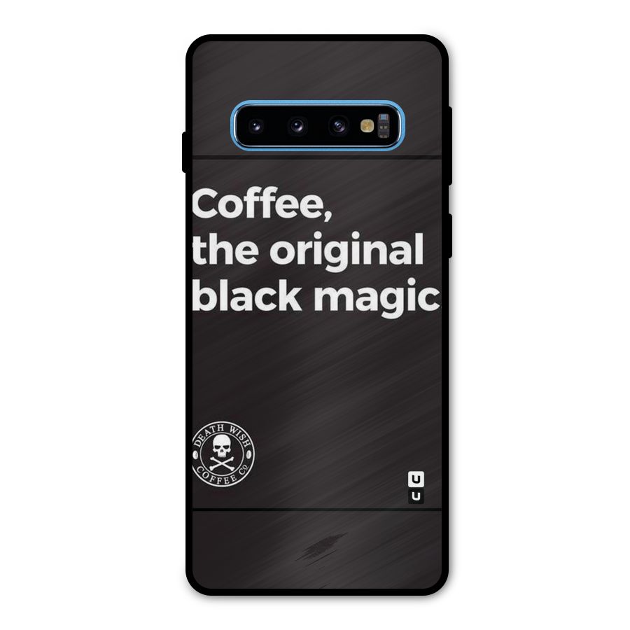 Original Black Magic Metal Back Case for Galaxy S10