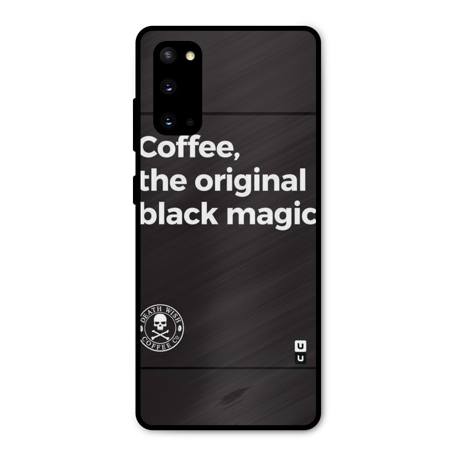 Original Black Magic Metal Back Case for Galaxy S20