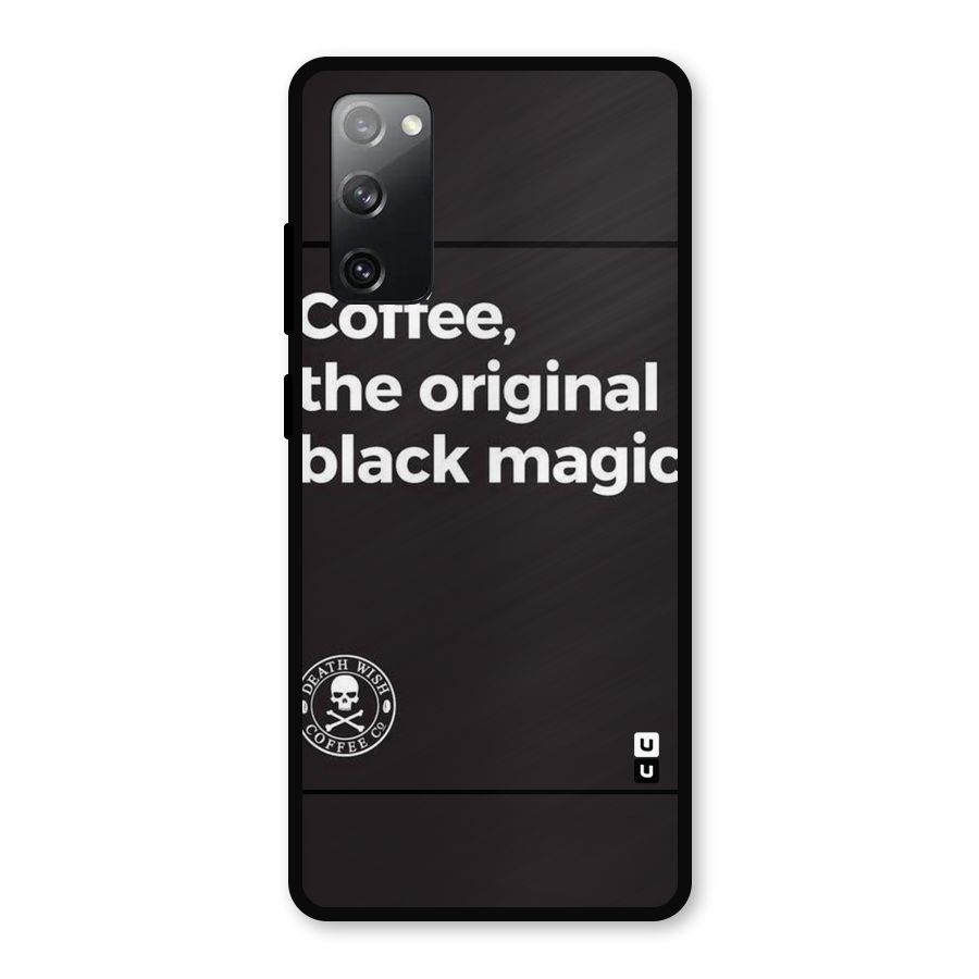 Original Black Magic Metal Back Case for Galaxy S20 FE