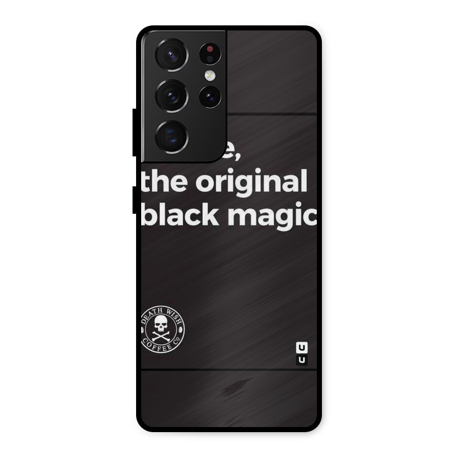 Original Black Magic Metal Back Case for Galaxy S21 Ultra 5G