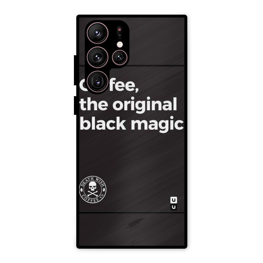 Original Black Magic Metal Back Case for Galaxy S22 Ultra 5G