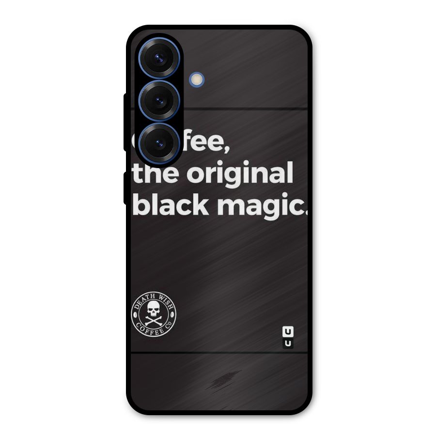 Original Black Magic Metal Back Case for Galaxy S25