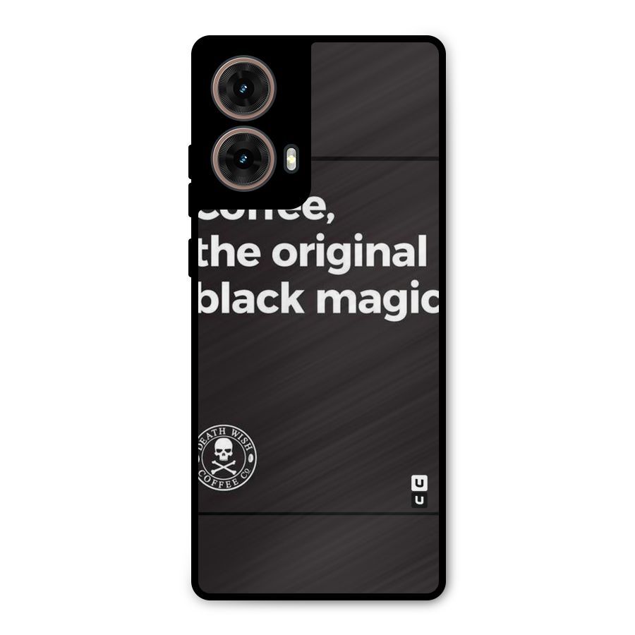 Original Black Magic Metal Back Case for Moto G85