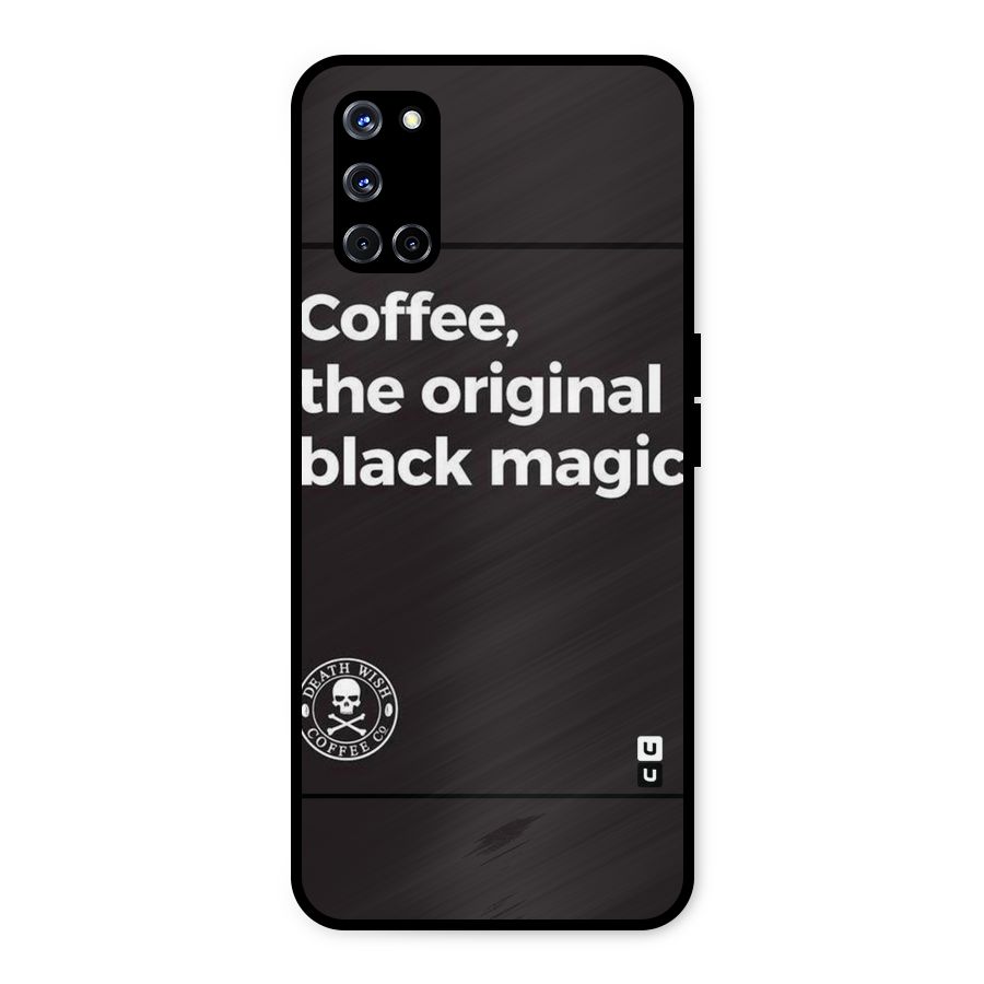 Original Black Magic Metal Back Case for Oppo A52