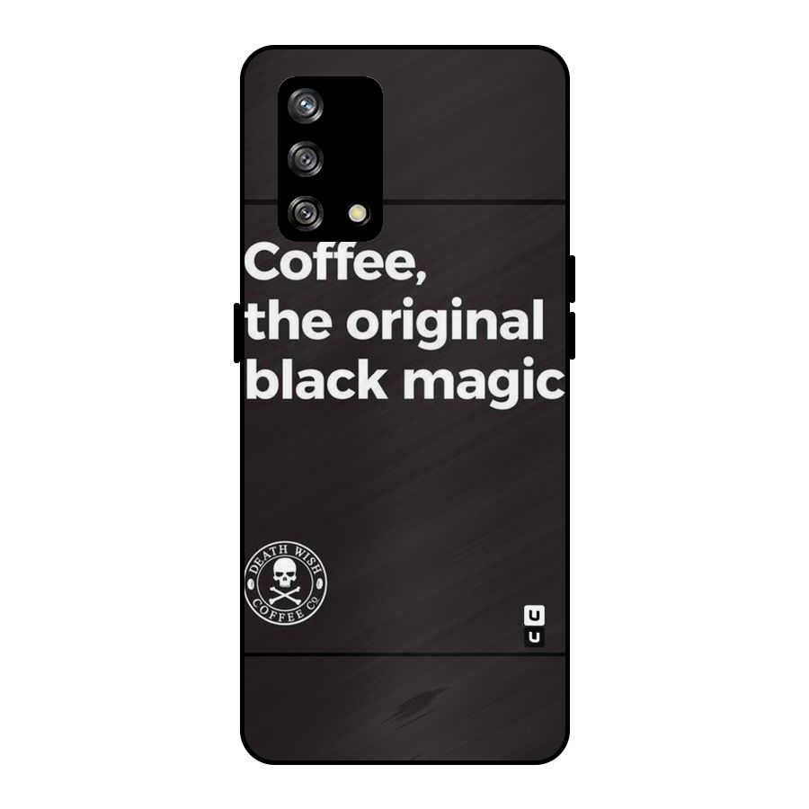 Original Black Magic Metal Back Case for Oppo F19