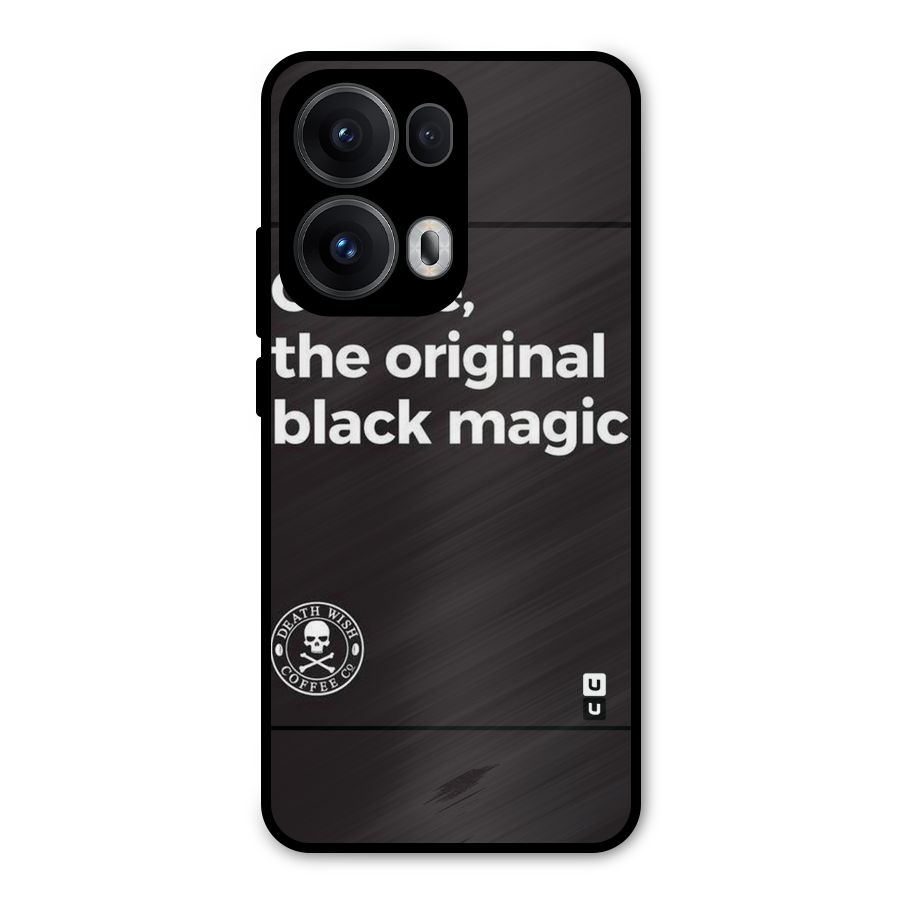 Original Black Magic Metal Back Case for Oppo Reno13 Pro