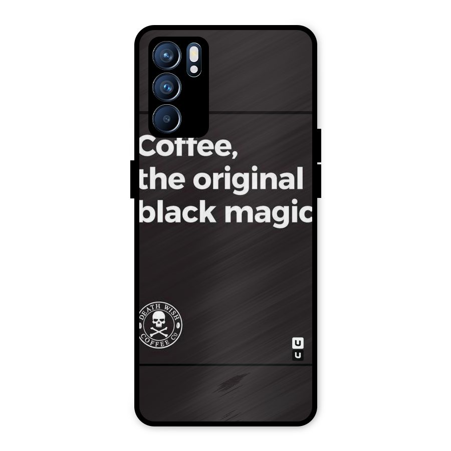 Original Black Magic Metal Back Case for Oppo Reno6 5G