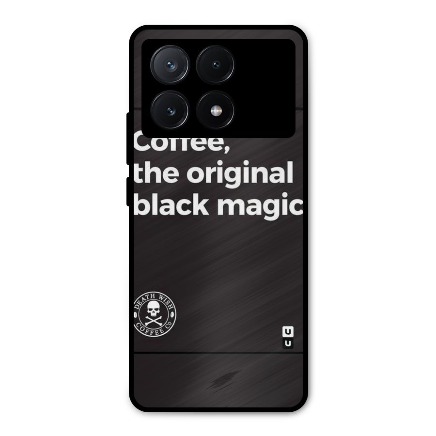 Original Black Magic Metal Back Case for Poco X6 Pro