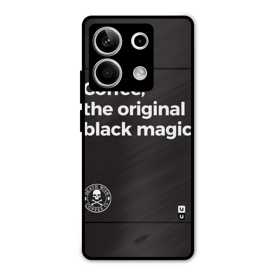 Original Black Magic Metal Back Case for Redmi Note 13 5G