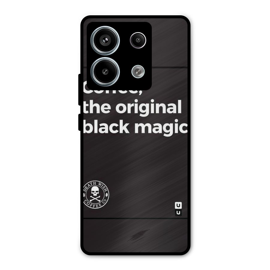 Original Black Magic Metal Back Case for Redmi Note 13 Pro 5G