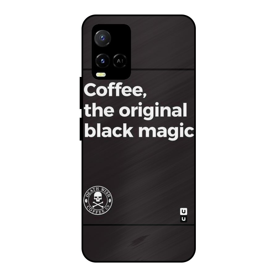 Original Black Magic Metal Back Case for Vivo Y21T