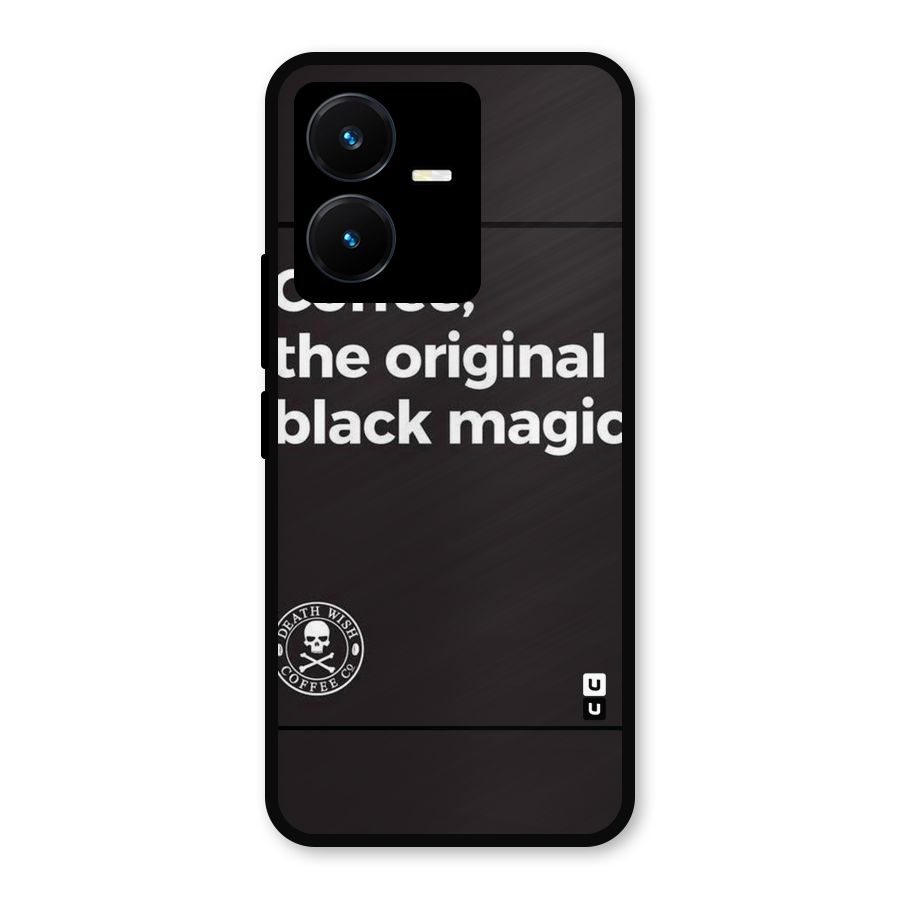 Original Black Magic Metal Back Case for Vivo Y22s