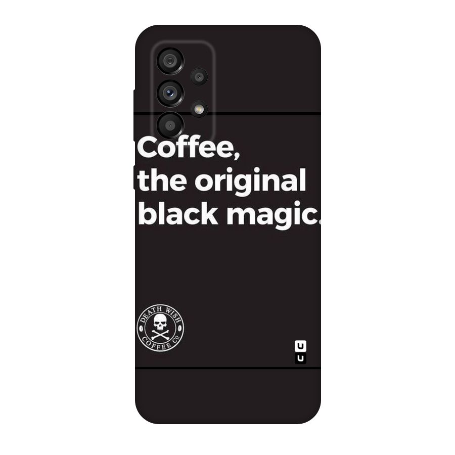 Original Black Magic Original Polycarbonate Back Case for Galaxy A73 5G