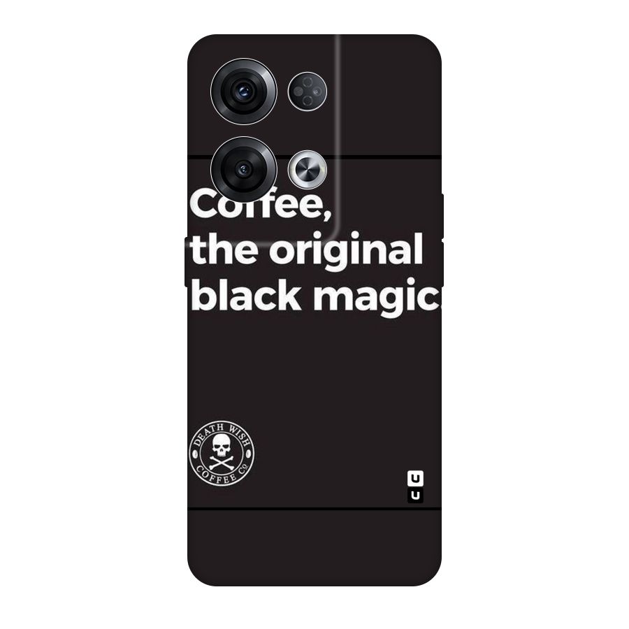 Original Black Magic Original Polycarbonate Back Case for Oppo Reno8 Pro 5G