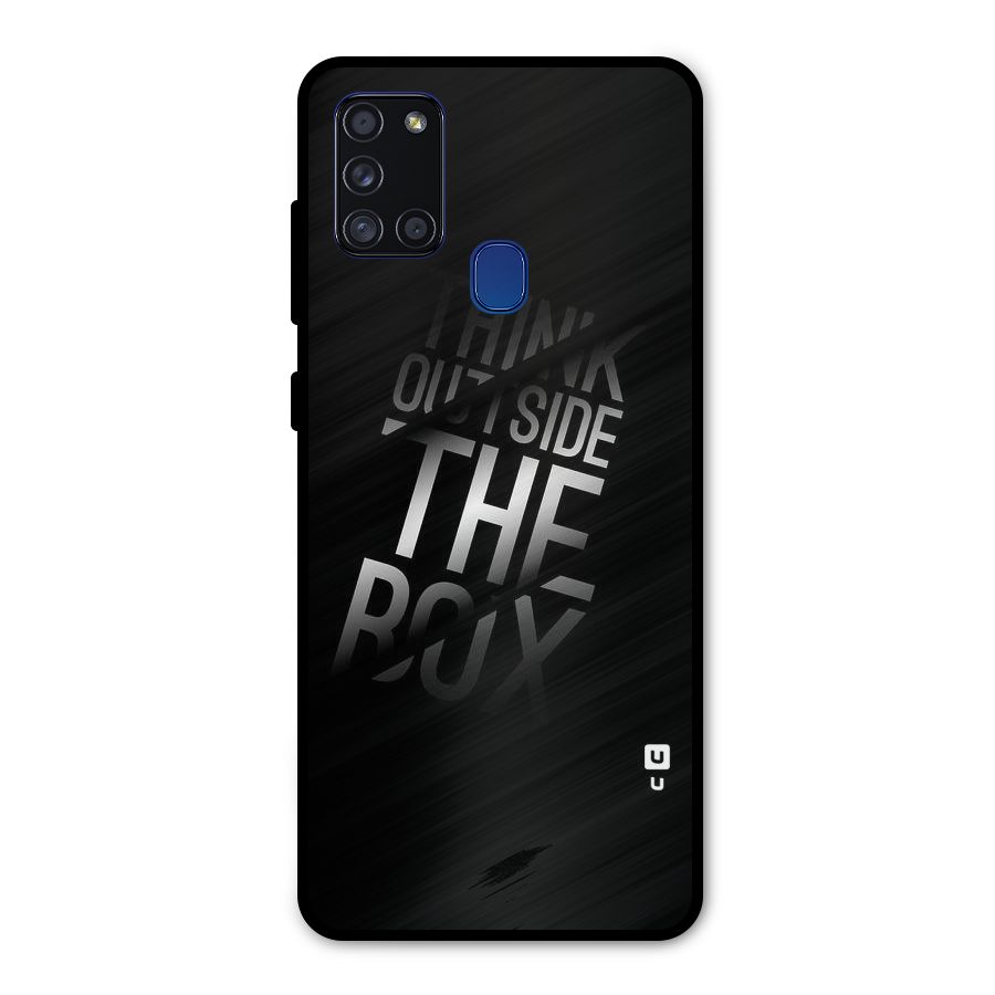 Outside The Box Metal Back Case for Galaxy A21s