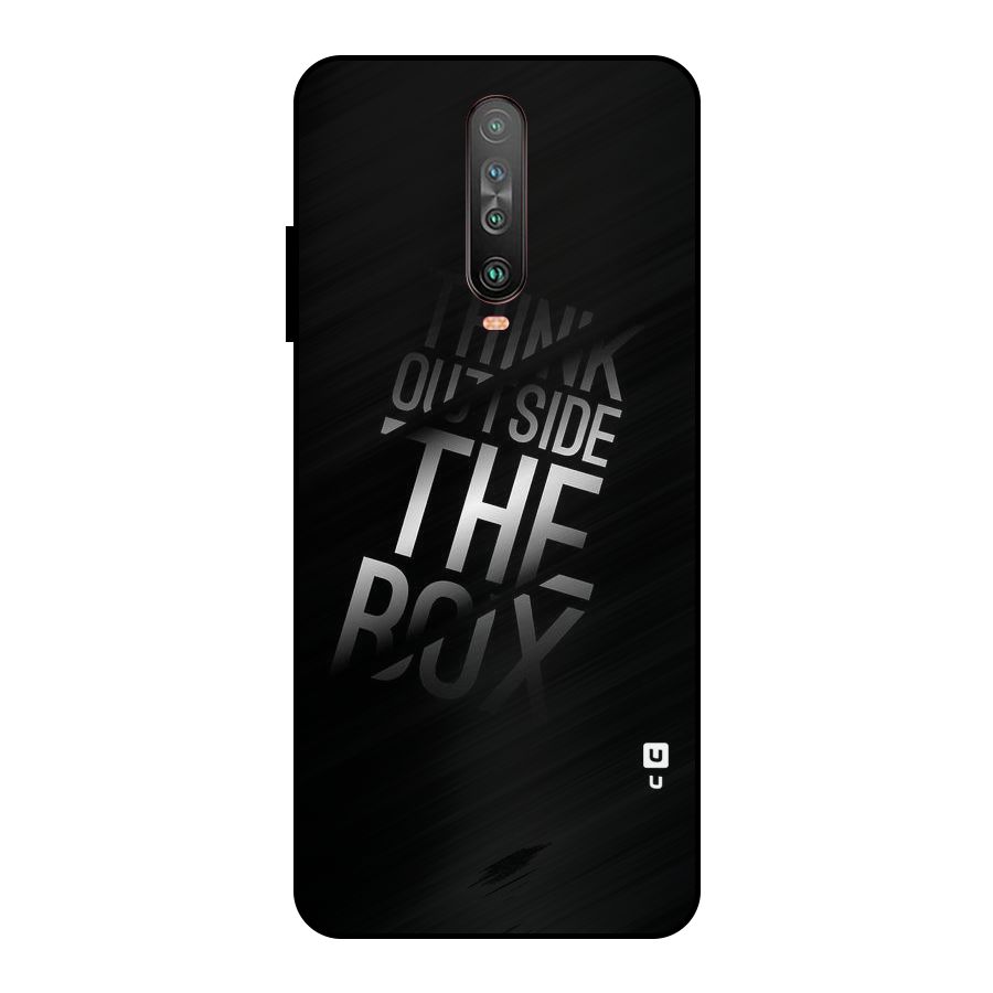 Outside The Box Metal Back Case for Poco X2