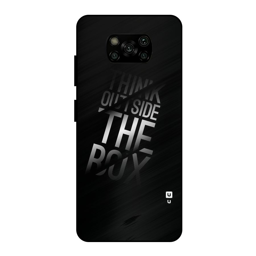 Outside The Box Metal Back Case for Poco X3