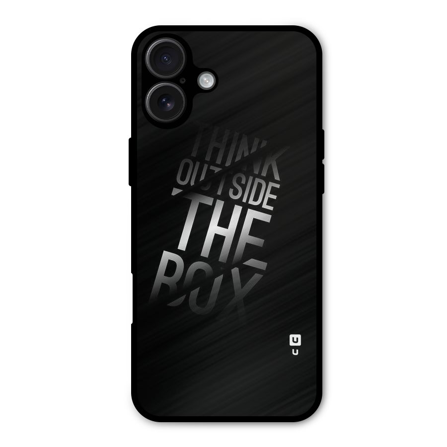 Outside The Box Metal Back Case for iPhone 16 Plus