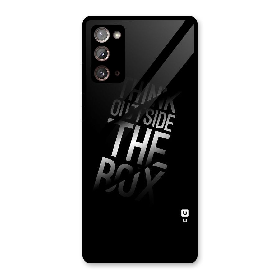 Outside The Box Thinking Glass Back Case for Galaxy Note 20