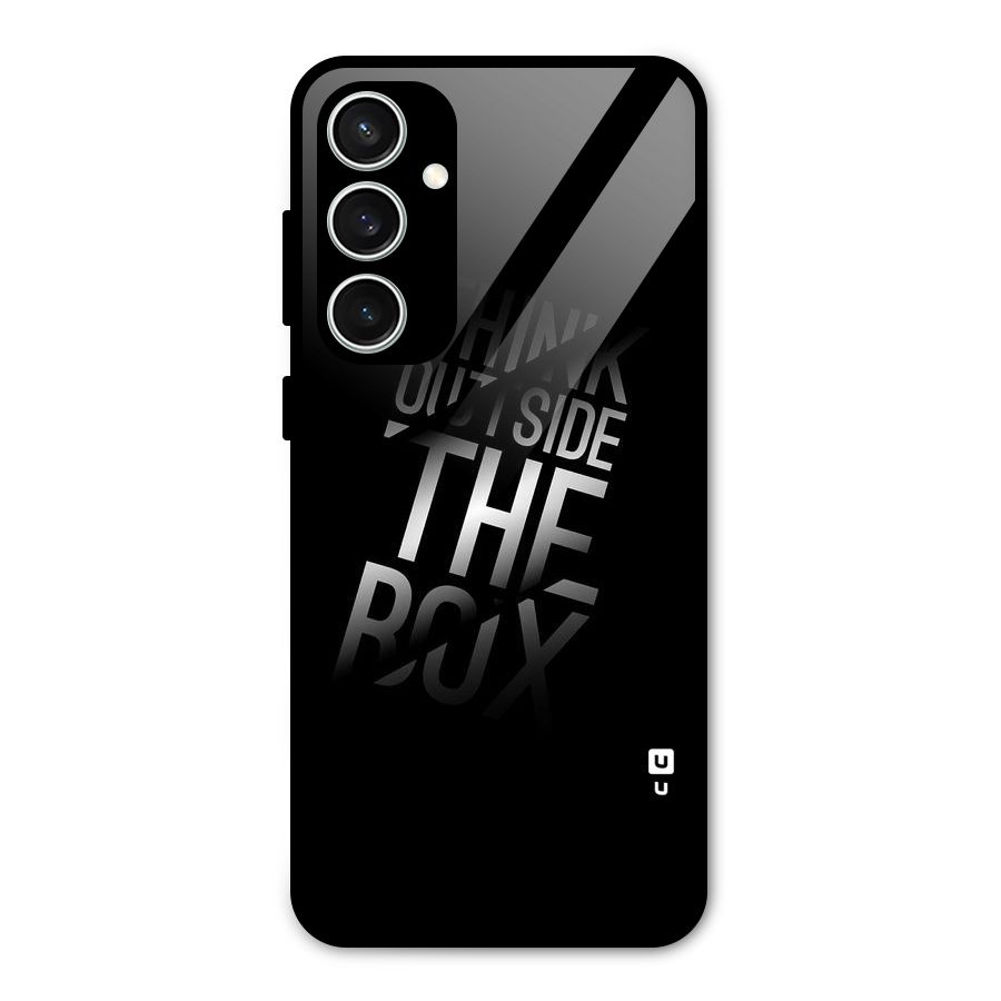 Outside The Box Thinking Glass Back Case for Galaxy S23 FE