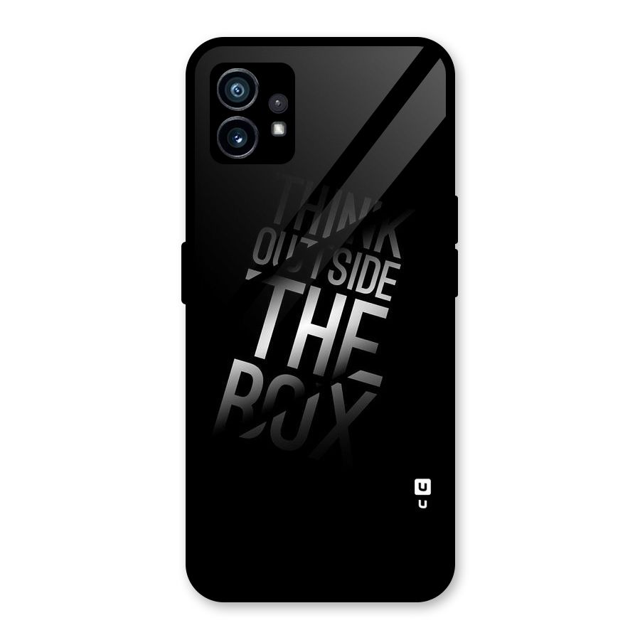 Outside The Box Thinking Glass Back Case for Nothing Phone 1