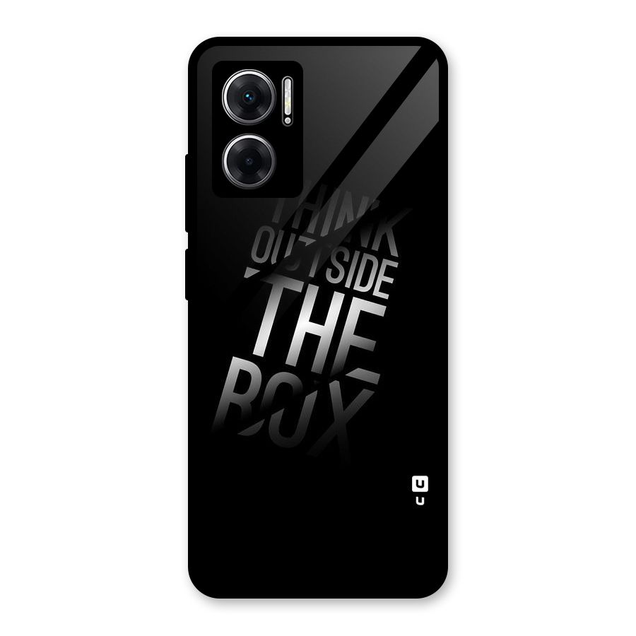 Outside The Box Thinking Glass Back Case for Redmi 11 Prime 5G